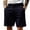Navy, variant on akafmk Men's Bermuda Shorts 7" Chino Stretch Elastic Waist Fast Dry Casual Dress Work with Pockets for Golf