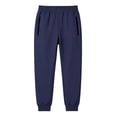 thumbnail image 3 of Sentuca Kids Boys Sweatpants with Zipper Pockets, Casual Sports Jogger Pants Elastic Waist Athletic Sweatpants Size 7-8Years, 3 of 8