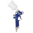 thumbnail image 1 of Pistola pulverizadora de aire HVLP con alimentación por gravedad, pulverizador de pintura neumático, herramienta de pulverización para madera, metal y plástico, 1 of 15