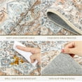 thumbnail image 4 of Farmhouse Kitchen Rugs Sets of 3, Kitchen Runner Rugs Non Slip Washable, Boho Kitchen Mats for Floor, Indoor Door Mat Entrance, Laundry Room Rug, Thick Kitchen Floor Mat Carpet, 4 of 6