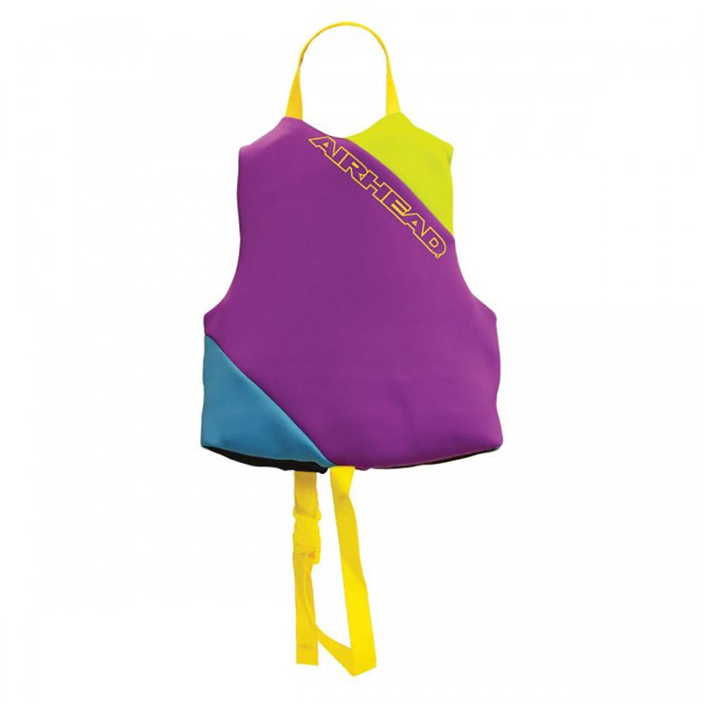Airhead Gnar Neolite Kwik-Dry Zippered Life Jacket Vest for Children, 30-50 lb
