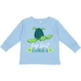 thumbnail image 3 of Inktastic Key West, Florida Happy Sea Turtle Boys or Girls Long Sleeve Toddler T-Shirt, 3 of 5