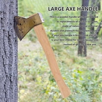 Niceauty 2Pcs Handle Hatchet for DIY Projects Flat Square Shape 15.72X1.73X0.67in