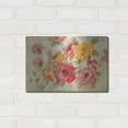 thumbnail image 3 of Luxe Metal Art 'Brushy Roses' by Silvia Vassileva, Metal Wall Art, 16" x 12", 3 of 9
