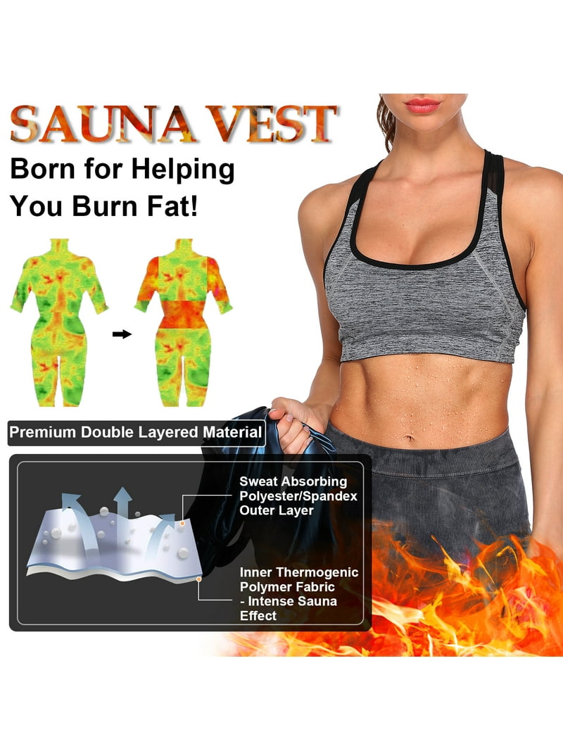 QRIC Sauna Sweat Shapewear Women's Premium Workout Tank Top