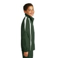 thumbnail image 3 of Sport-Tek Raglan Jacket (YST60) Forest Green/White, L, 3 of 6