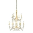 thumbnail image 4 of Varaluz Brentwood 10-Lt 2-Tier Chandelier - Carbon Black, 4 of 7