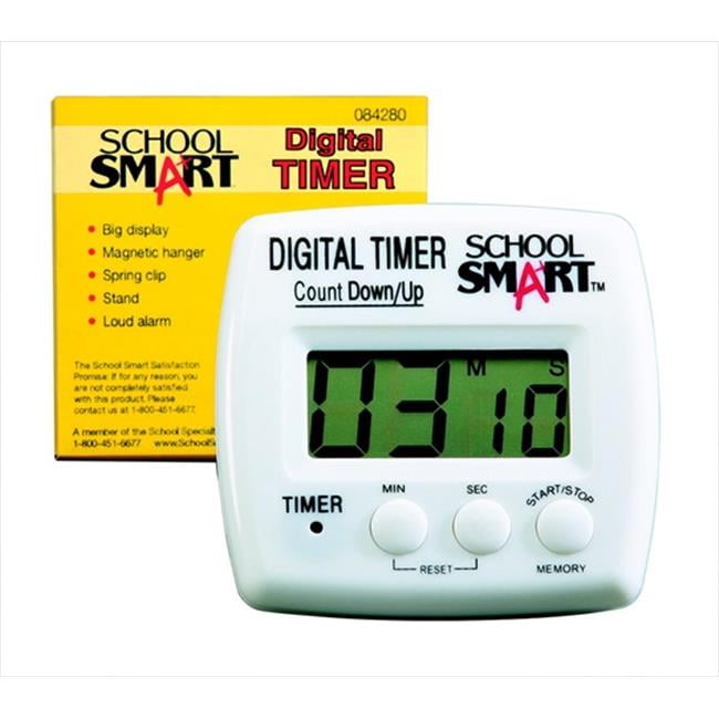 School Smart Digital Timer, 2.75" x 2.75"
