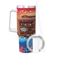 thumbnail image 2 of KLL Animals On Noah's Ark2 Print 40oz Stainless Steel Insulated Car Cup Coffee Mug with Spillproof Lid - Keep Your Drink Hot or Cold on the Go, 2 of 8