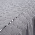 thumbnail image 4 of DOLITY Draps de Lit de Salon Spa Table de Massage avec Trou Gris, 4 of 9