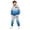 0##Light Blue562, variant on Kiijoy Boys Hoodie Set Cozy Hooded Sweatshirt Jogger Sweatpants Outfits, Size 2-14