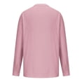 thumbnail image 4 of Blusas y camisas de manga larga con cuello en V para hombre, blusa informal de moda con cuello en V, blusa de manga larga transpirable para hombre, 4 of 6