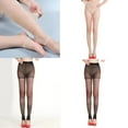 thumbnail image 2 of POPLIS Women Summer Ultra Thin Sheer Stirrup Tights Footless Pantyhose Dance Leggings, 2 of 21
