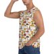thumbnail image 3 of Balery Mushroom Camisetas sin mangas para hombre, absorbe la humedad y protege contra el mal olor.-XX-Large, 3 of 7