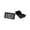 Black, variant on Aximioll Stick‑On Mini Digital Clock, Battery Powered Small Digital Clock With Self‑Adhesive Bracket for Car Dashboard Fridge Desk