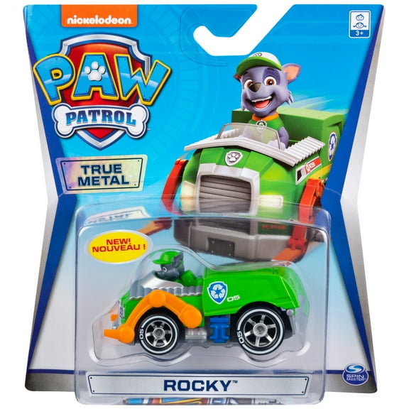 PAW Patrol, True Metal Rocky Collectible Die-Cast Vehicle, Classic Series 1:55 Scale