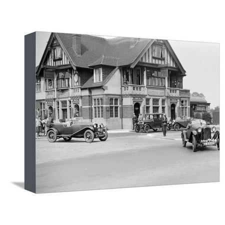 Cars at the North West London Motor Club Trial, Osterley Park Hotel, Isleworth, 1 June 1929 Stretched Canvas Print Wall Art By Bill (Best Parks In The North West)