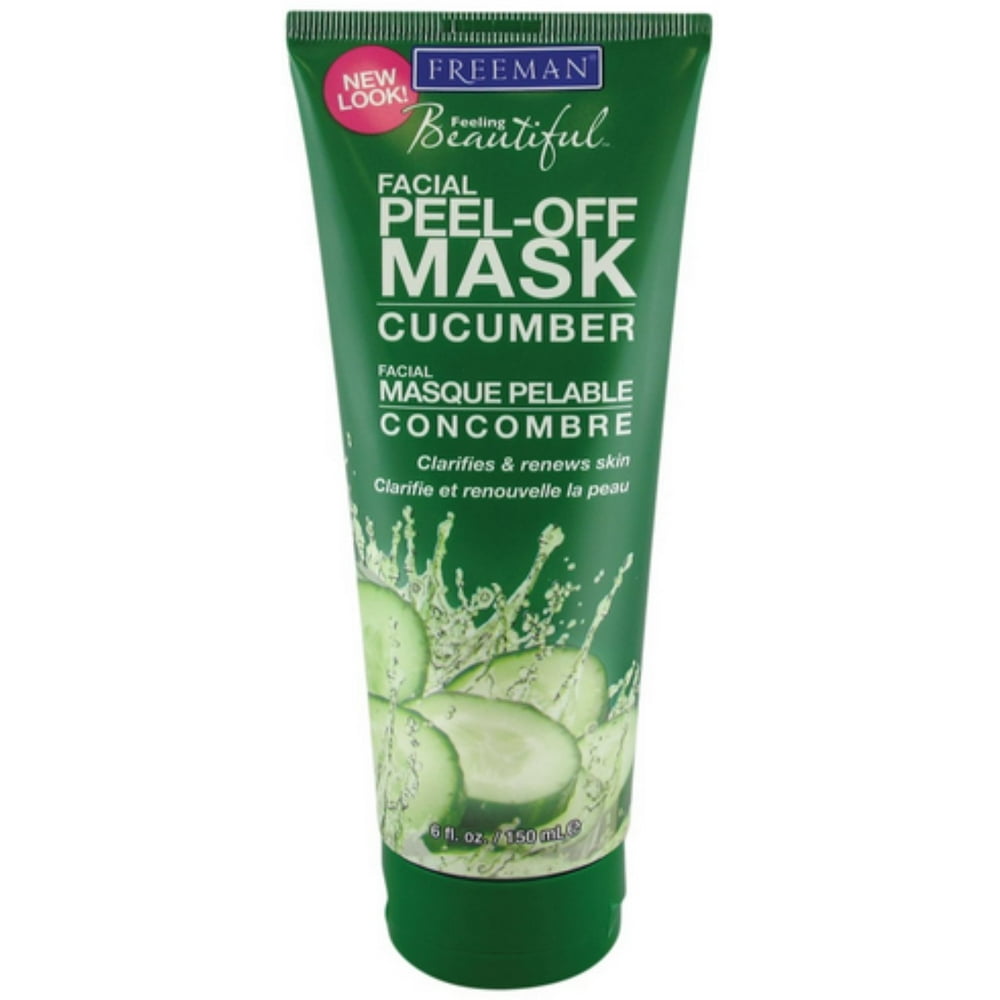 Freeman Feeling Beautiful Facial PeelOff Mask Cucumber 6 oz (Pack of 6