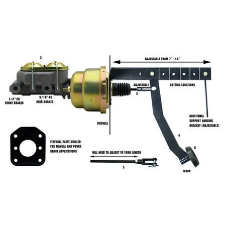 - Universal Under Dash Pedal With 7\