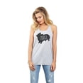thumbnail image 2 of Thread Tank Corgi Dog Silhouette Women's Sleeveless Flowy Racerback Tank Top Sport Grey Small, 2 of 5