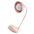 thumbnail image 2 of LED Reading Light Plastic Flower Shaped Touch Sensitive USB Charging Folding Table Lamp for Bedroom Dormitory Pink, 2 of 5