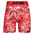 thumbnail image 3 of Calzoncillos tipo bóxer PSD Shark Camo para hombre, rojos, X, 3 of 3