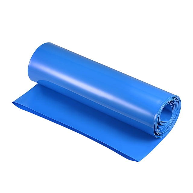 Unique Bargains Tube Rétractable en PVC Bleu 215mm pour Grand Pack de Batteries