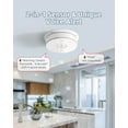 thumbnail image 4 of SITERWELL Hardwired Interconnected Smoke Detector Carbon Monoxide Detector Combo with 2 AA Batteries Back Up, 2 in 1 Smoke and CO Detector with Voice Alert, Smoke and CO Alarm with Self-Check, 3 Pack, 4 of 9
