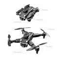 thumbnail image 6 of Blasgw Brushless Motor Drone With 1080P Camera 2.4G WIFI FPV RC Quadcopter With Headless Mode Follow Me Altitude Hold Obstacle Avoidance Toys Gifts For Kids Adults Black, 6 of 9