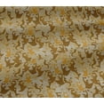 thumbnail image 5 of oneOone Cotton Jersey Dark Mustard Fabric Abstract Face Sewing Craft Projects Fabric Prints By Yard 58 Inch Wide, 5 of 6