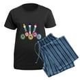 thumbnail image 5 of CafePress - BINGO WITH MARKERS Pajamas - Women's Short Sleeve Print T-Shirt and Pants Dark Cotton Pajama Set, 5 of 7