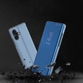 thumbnail image 2 of ELEHOLD Mirror Vertical Protective Case for iPhone 16 Plus Full Body Protection Curved Streamer Plating Fashion Kickstand Shockproof Scratch-Resistant Case for iPhone 16 Plus,A, 2 of 8