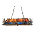 thumbnail image 2 of Meyda Tiffany 140884 Deer Through The Trees 6 Light 52" Wide Linear Pendant - Copper, 2 of 5