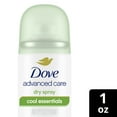 Dove Advanced Care Travel Sized Dry Spray Antiperspirant Deodorant Cool