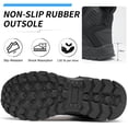 thumbnail image 6 of Ecetana Men's Waterproof Hiking Snow Boots Non-Slip Warm Ankle Boots for Trekking, 6 of 8