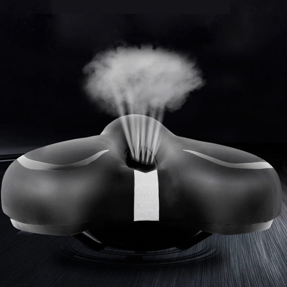 COMPUKAS Silicone Bike Saddle Seat 1Pcs Comfortable Absorption Breathable for Biking 10.8X6.1in