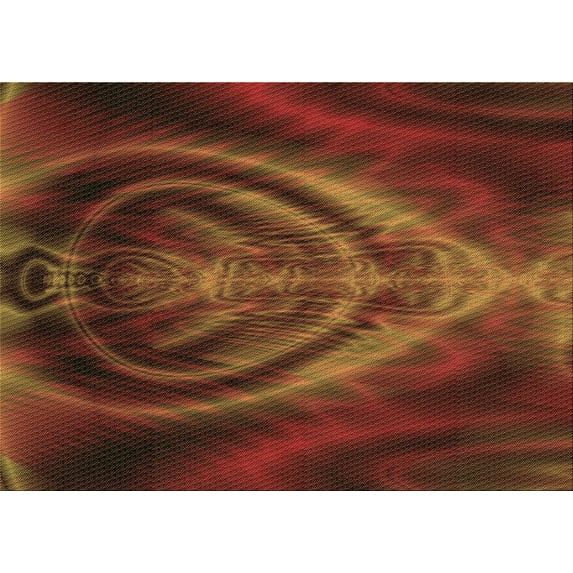 Ahgly Company Machine Washable Indoor Rectangle Transitional Mahogany Brown Area Rugs, 7' x 10'