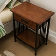 thumbnail image 4 of Bowery Hill 1 Drawer Nightstand in Mission Oak, 4 of 9