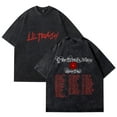 thumbnail image 2 of Lil Tracy The Blood Moon Tour Tee Merch Men Women Vintage Wash Short Sleeve, 2 of 6