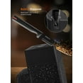 thumbnail image 3 of FOHERE 13 Pieces Knife Set with Block, Stainless Steel Knive Sets for Kitchen with Built-in Sharpener Sharp Granite Kitchen Knife Block Set with Anti-slip Handle Rust Resistant, Black, 3 of 9