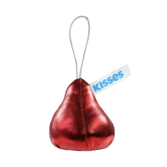 Hershey Kiss Plush Christmas Ornament, Red, Polyester, By Ruz