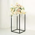thumbnail image 2 of Efavormart 2 Pack - 16" Matte Black Wedding Flower Stand Metal Vase Column Stand - Geometric Centerpiece Vase for Wedding Party Dinner Centerpiece, Restaurant Hotel Decoration, 2 of 10