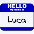 thumbnail image 2 of CafePress - Hello My Name Is Luca Infant Bodysuit - Baby Light Bodysuit, Size Newborn - 24 Months, 2 of 4