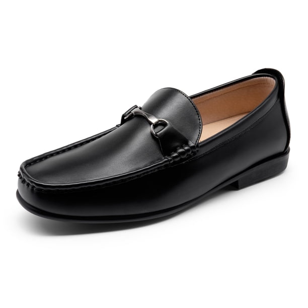 Mocasines de Vestir para Hombre Bruno Marc Slip On Negro Talla 8.5