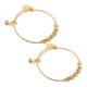 thumbnail image 4 of GOOHOCHY 2 pulseras para bebé: brazalete ajustable con cuentas y dijes - Pulseras/tobilleras para niños pequeños - Joyas bañadas en oro para bebés, niñas y niños, 4 of 8