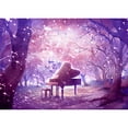 thumbnail image 1 of Pintura de diamante (DB6580) 5D Música de piano Resumen Cuadrado Decoración de diamantes de imitación 45x60cm FLhrweasw Nuevo, 1 of 1