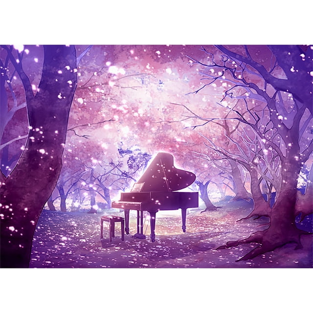 Pintura de diamante (DB6580) 5D Música de piano Resumen Cuadrado Decoración de diamantes de imitación 45x60cm FLhrweasw Nuevo