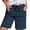 Navy, variant on SEMPAI Women Shorts for Seniors Summer 2026 Casual Womens Bermuda Shorts Knee Length High Waisted Drawstring Lounge Wear