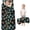 Robot and Dogs Black Pattern, variant on Robot and Dogs Black Pattern Teens Toddler Nap Mat with Pillow, Sleeping Mat Bag for Preschool Daycare 51"x22"