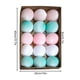 thumbnail image 3 of Paquete de 15 Bolas Navideñas de Terciopelo Flocado | Adornos Colgantes de Plástico de 8 Cm para Árbol con Hebilla de Metal para Decoración de Fiestas, 3 of 6
